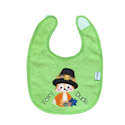 Yếm cho bé vải cotton màu xanh lá